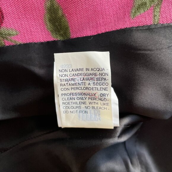 Moschino Cheap and Chic Mesh Floral Rose Blazer Pink Sequin Jacket - Picture 8 of 9